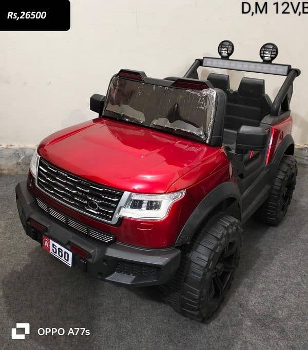 Kids Car & Jeep Electric 0337 0337 555 Electric Baby Jeep Car Imported 3