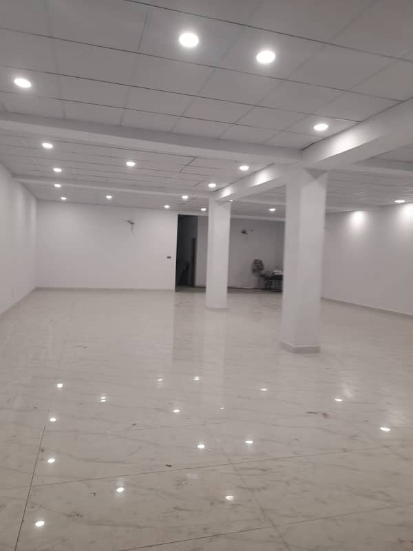 9 MARLA BRAND NEW GROUND FLOOR HALL FOR RENT NEAR WAPDA TOWN. ALL FACILITIES AVAILABLE. ORIGINAL PICS. 1