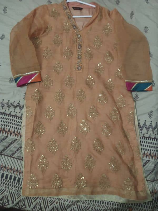 golden orange suit medium size 5