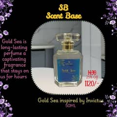 Gold Sea inspired by Invictus. 50 ml