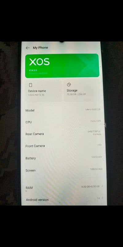 Infinix note 30 8/256 PTA proved 1