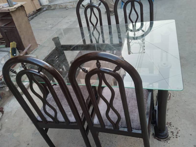 4 chairs Dining table for sale 0