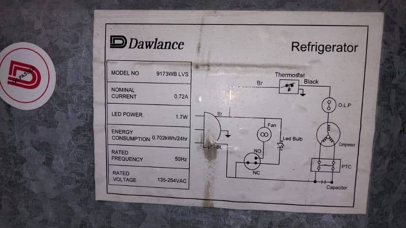 Dawlance Fridge for sale 9