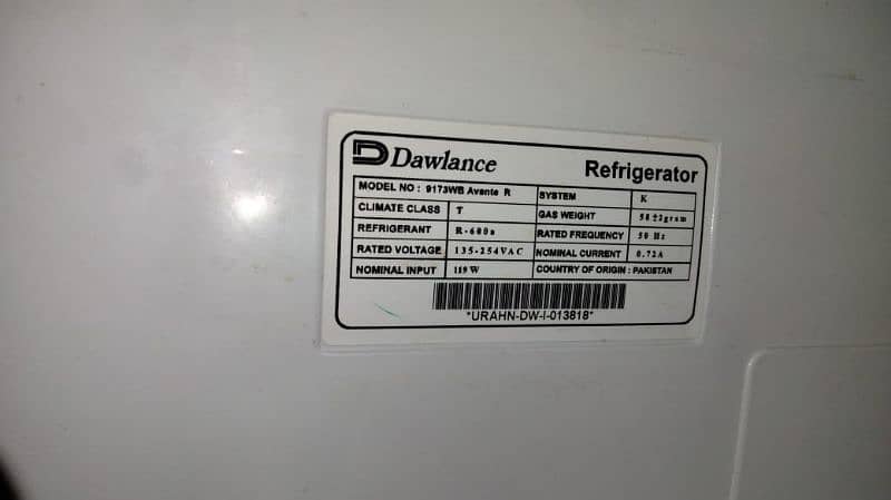 Dawlance Fridge for sale 10