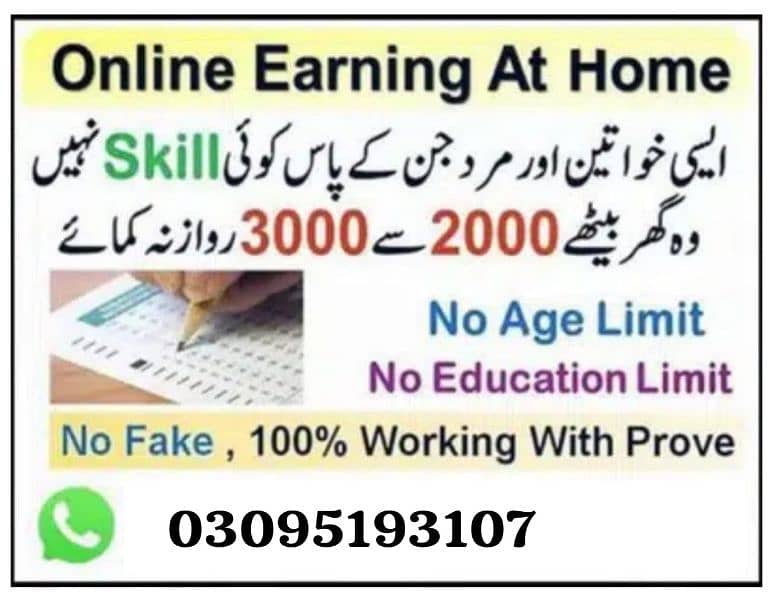 part time job available, online earning, work home 0