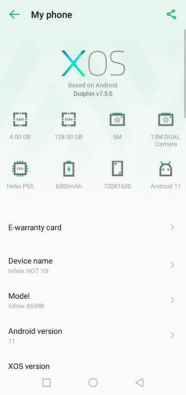 Infinix hot 10i dual camera 0