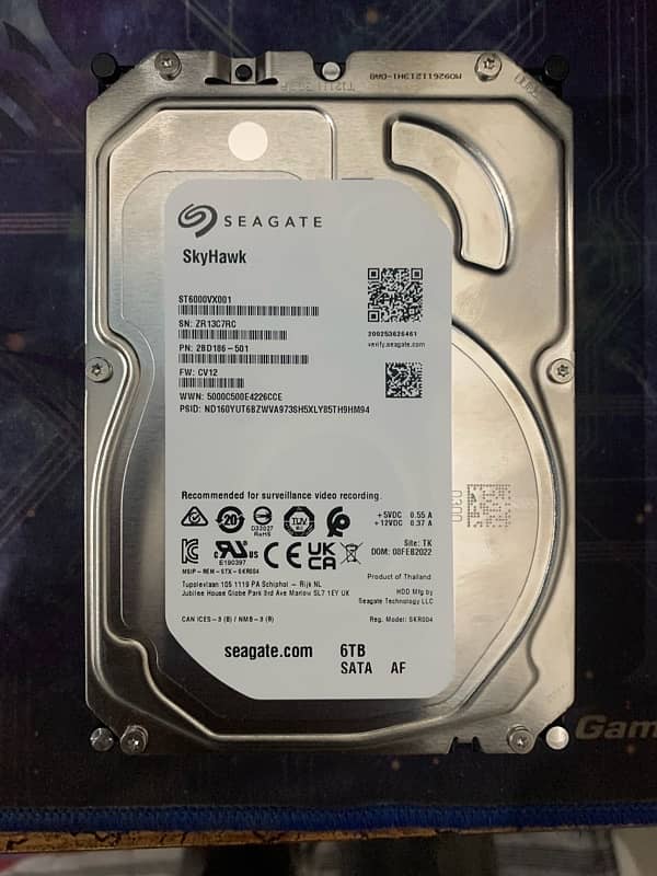 6TB Seagate Hard disk HDD 1