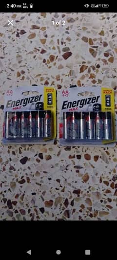 Energizer AA 1200 retail 1 pack