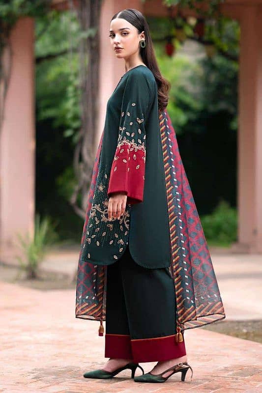 Winter woman Dhanak clothes with Shawl 1