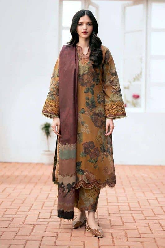 Winter woman Dhanak clothes with Shawl 5