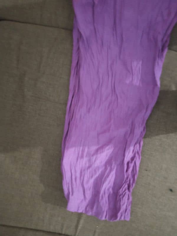 purple  banarsi suit medium size 0