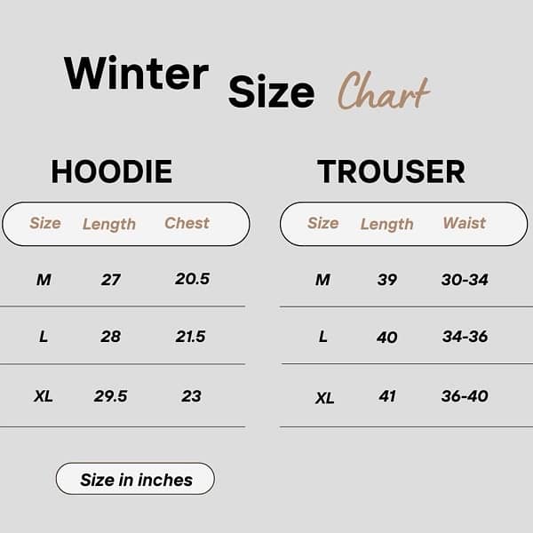 2Pcs Mens Fleece Printed Hoodie Track Suit 3