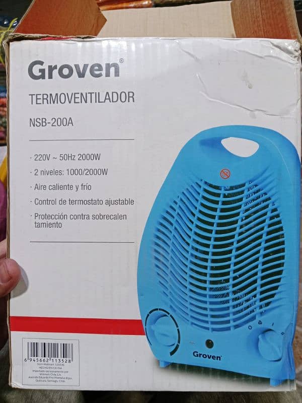 fan heater 10 by 10 condition 0