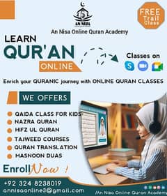 Online Quran Tutor service