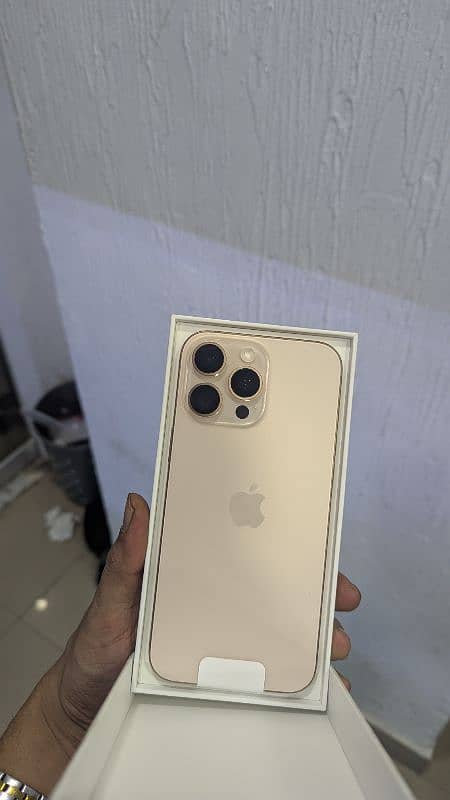 iphone 16 pro max 256 gb desret box packed.               12 13 14 15 4