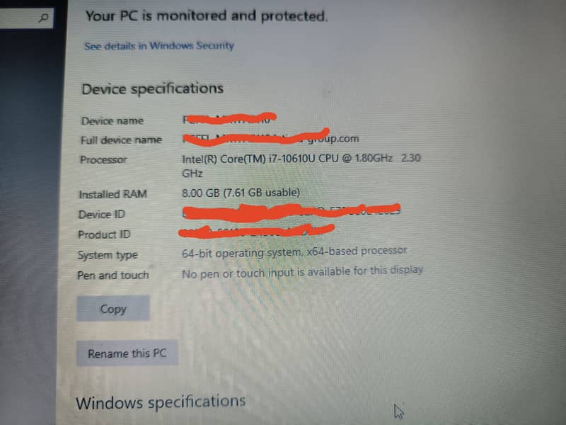 Dell latitude 5410 10th Gen 3