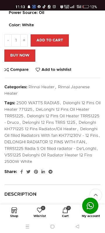 De'Longhi oil Heater: New: Condition , undamaged 6