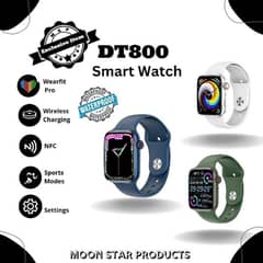 Hottu DT800 smart watch (blue,white & green)