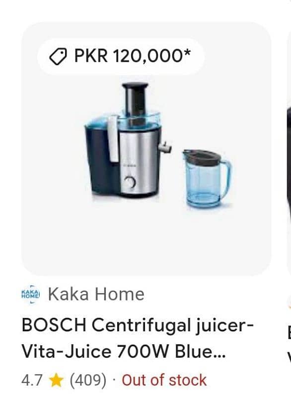 Bosch Whole Fruit And Vegetable Juicer 3