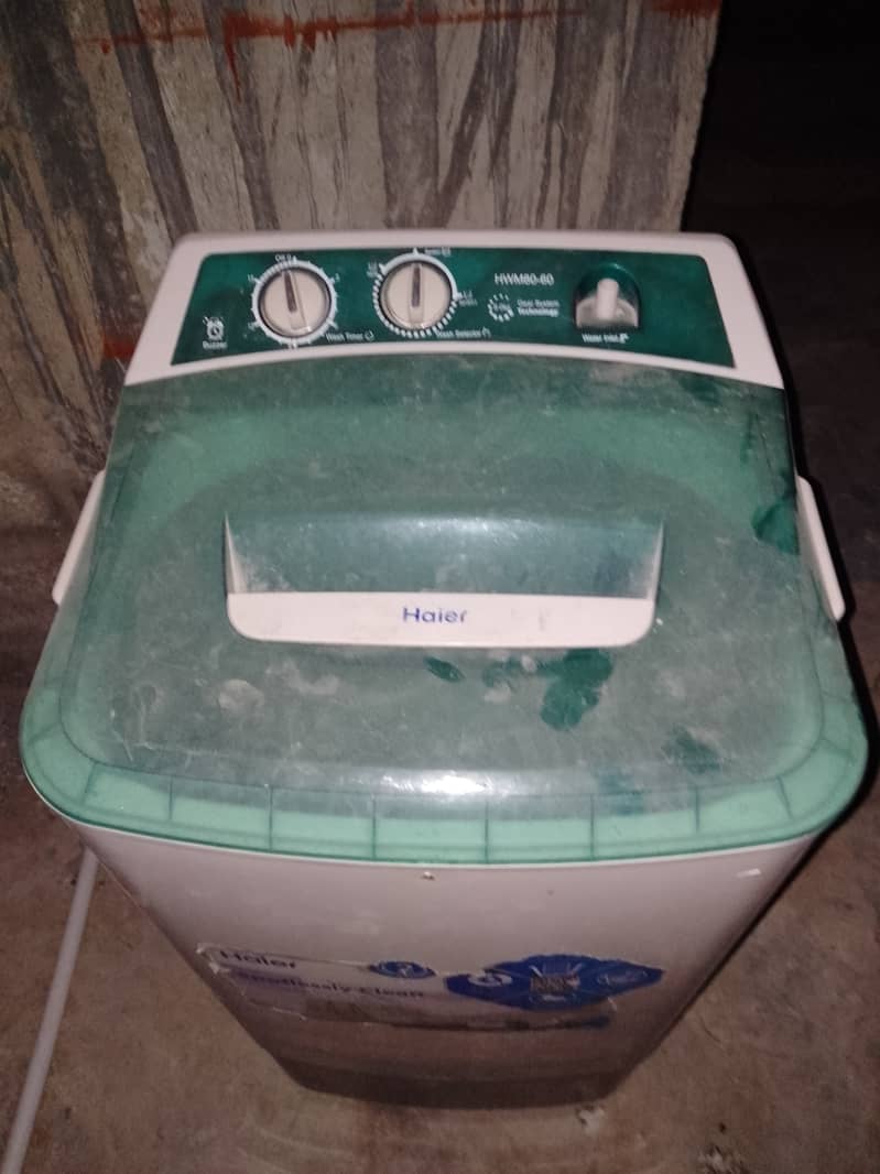 Haier washing machine 4