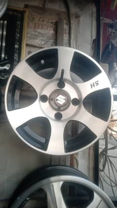 Alloy Rims and car tyres ara available