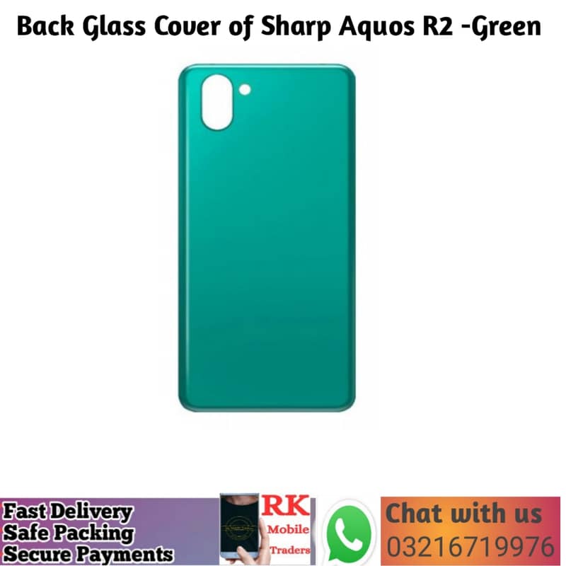 Sharp Aquos R2  Back  Glass 4