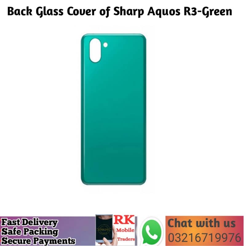 Sharp Aquos R3 Back Glass 1