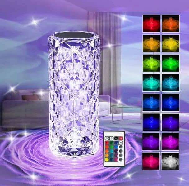 Diamond Crystal Touch Lamp 0