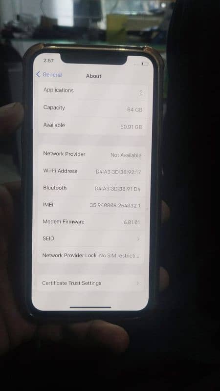 iphone x non pta 64 GB 1