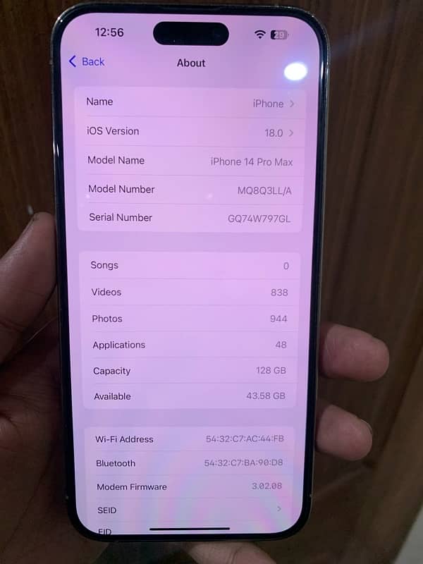 i phone 14 pro max jv non pta 128 gb 6