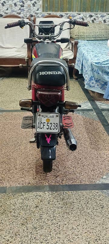 HONDA cd70 2021 model for sale 10/10 3