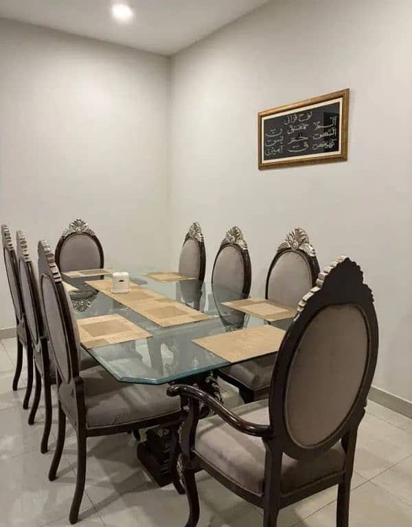 wooden Eight seaters Dining Table 0