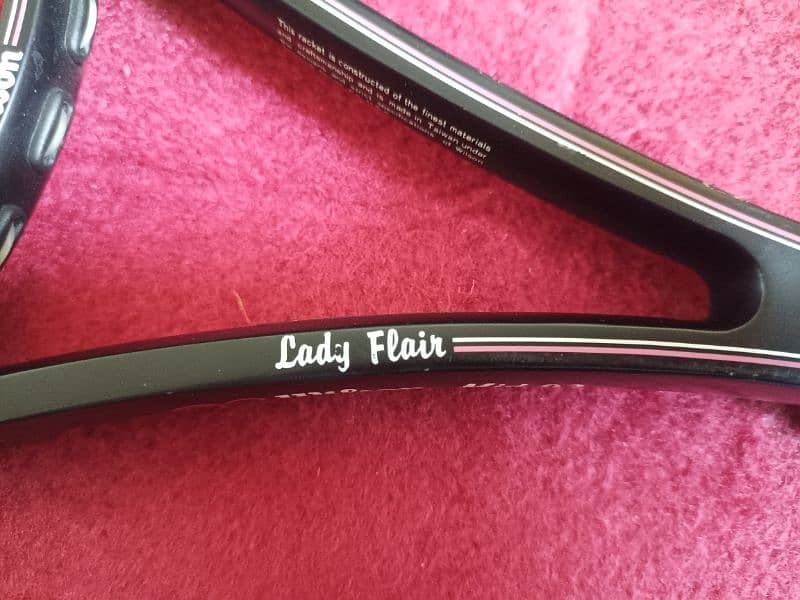 Wilson lady flair lawn tennis racket. 4