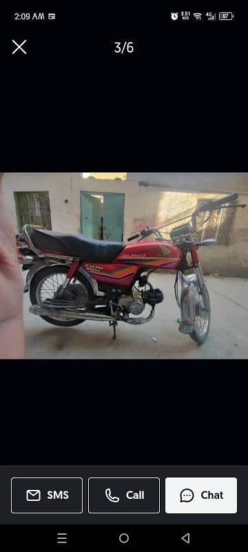 Honda CD 70 bike 2011 model 1