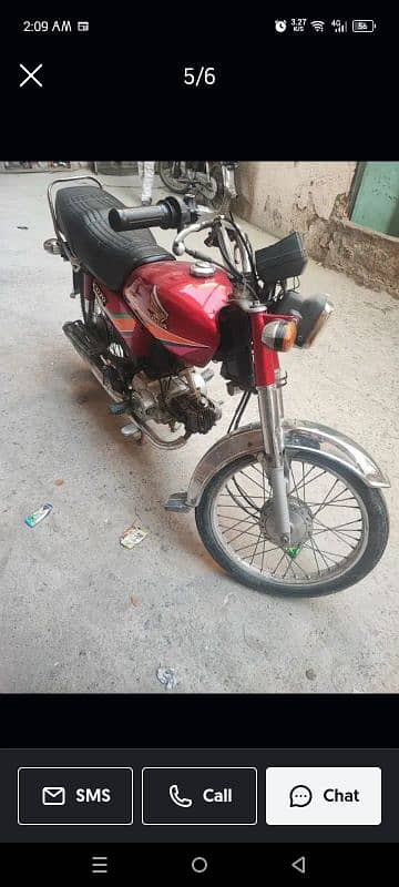 Honda CD 70 bike 2011 model 3