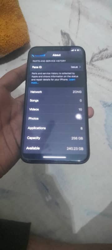 Iphone x pta approved 256gb 6