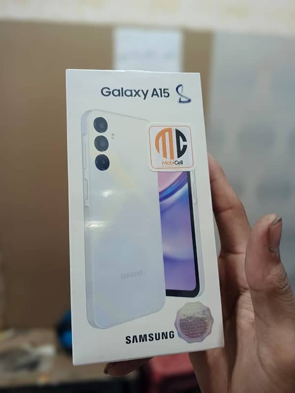 Samsung a15 8/256 box pack non active 0