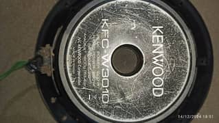 kenwood woofer W3010 12 inch 03110133090  1000w