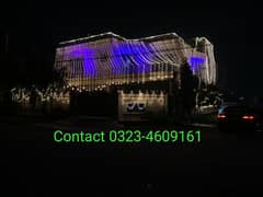 Wedding Decor Lighting Mehendi Barat Birthday Party Event