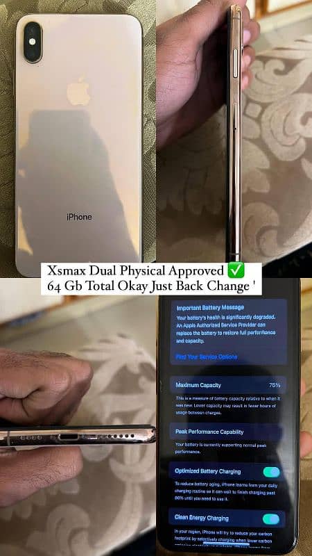 Xsmax Physical Dual Pta Approved 64 Gb 0