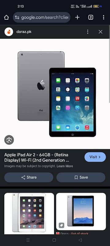 Air 2 apple tab 16GB 10/10 Urgently sale best used for Children 0