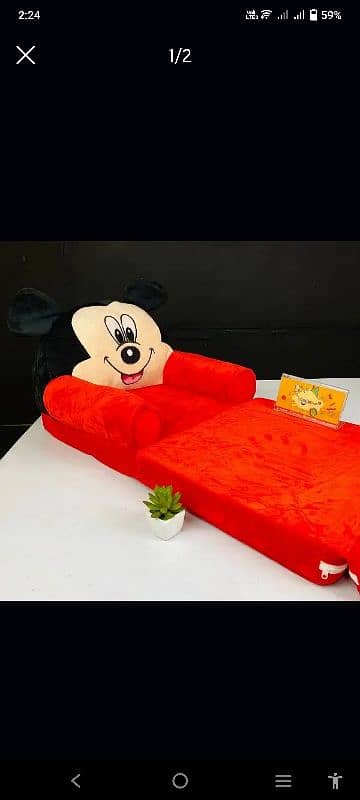 3 seater mickey mouse sofa 1