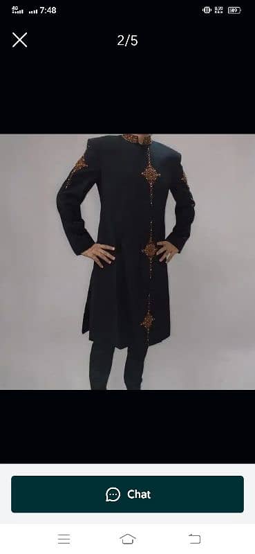 Sherwani with kulla 1