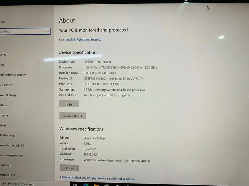 Dell Latitude 7280 Laptop | Core i5 7th Gen | 8GB Ram | 256GB SSD 2