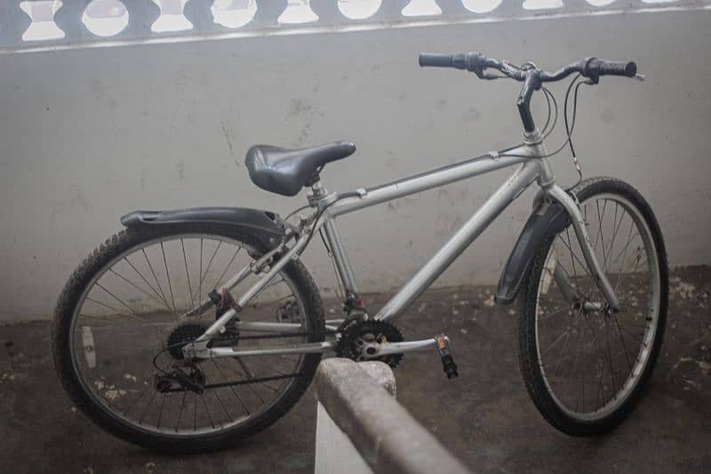 FULL SIZE BICYCLE WITH ALUMINIUM BODY WITH DOUBLE 8 GEARS BICYCLE 2