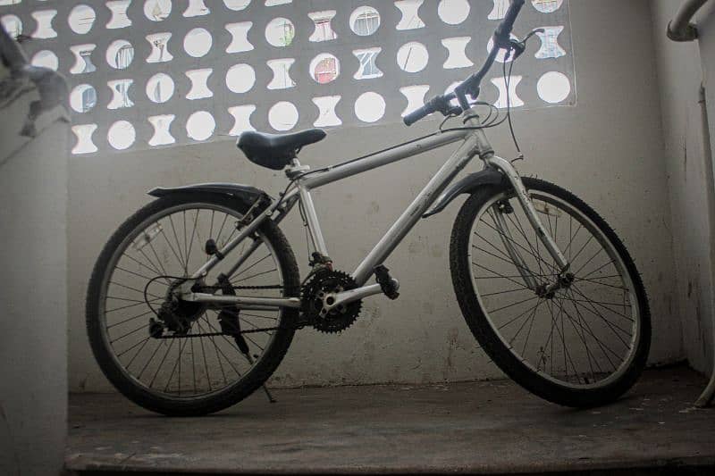 FULL SIZE BICYCLE WITH ALUMINIUM BODY WITH DOUBLE 8 GEARS BICYCLE 4