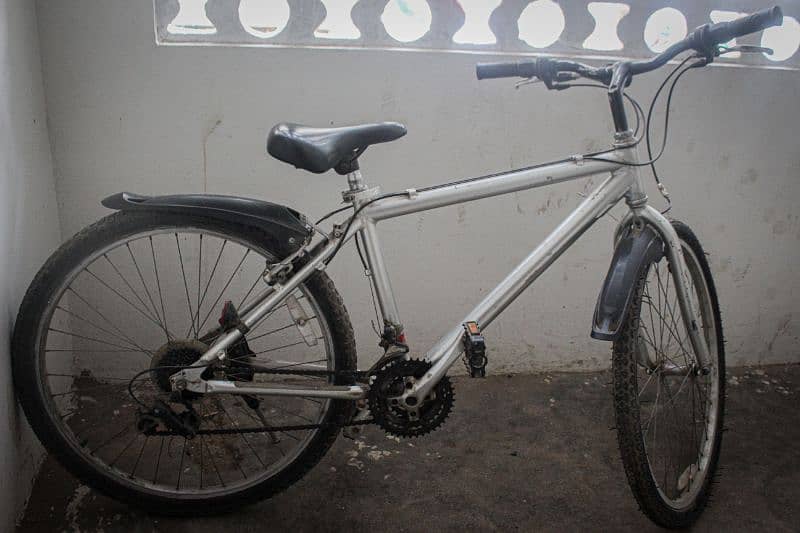 FULL SIZE BICYCLE WITH ALUMINIUM BODY WITH DOUBLE 8 GEARS BICYCLE 5