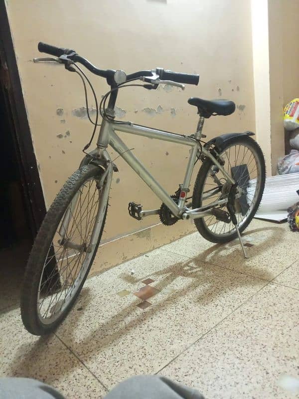 FULL SIZE BICYCLE WITH ALUMINIUM BODY WITH DOUBLE 8 GEARS BICYCLE 6