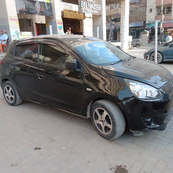 Mitsubishi Mirage 2012,model 2015ki registration 2