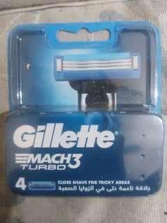 Gillette mach 3+ orignal & Gillete mach 3 turbo orignal.